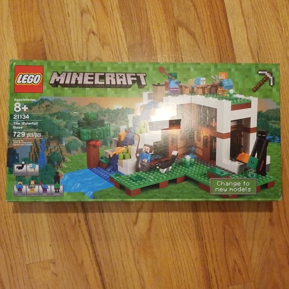 Lego Minecraft 21134 The Waterfall Base